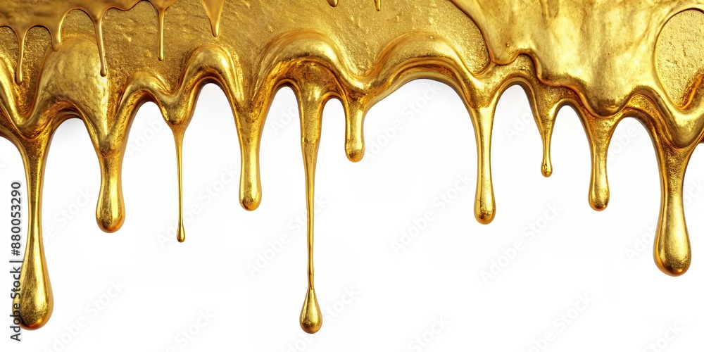 Melted gold dripping isolated on background cutout, gold, dripping, liquid, metal, shiny, luxurious, design element Melted gold dripping isolated on background cutout, gold, dripping, liquid, metal, shiny, luxurious, design element