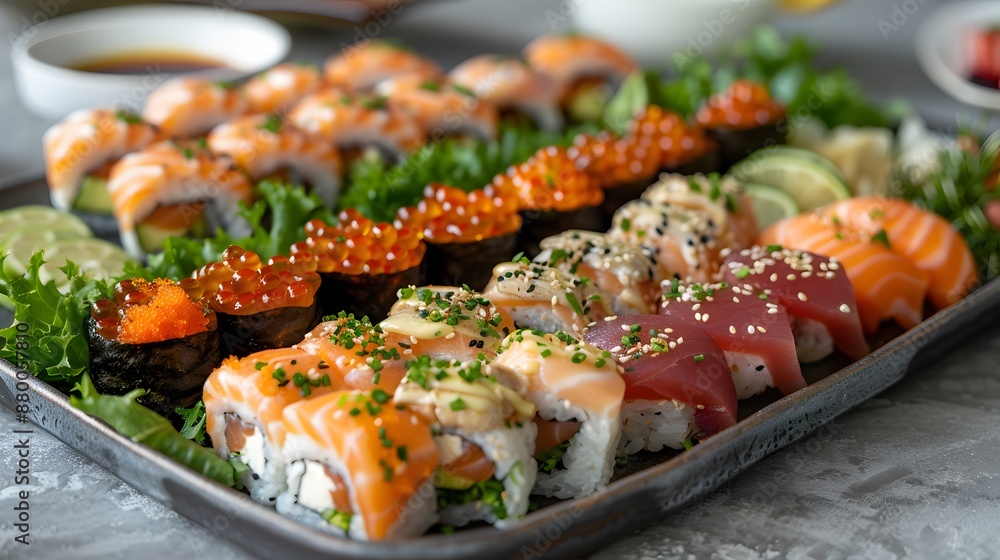 Sushi Platter: A Feast of Flavors Sushi Platter: A Feast of Flavors