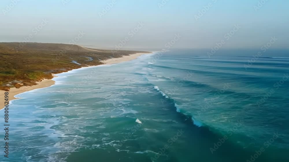 Serene Coastal View at Dusk Serene Coastal View at Dusk