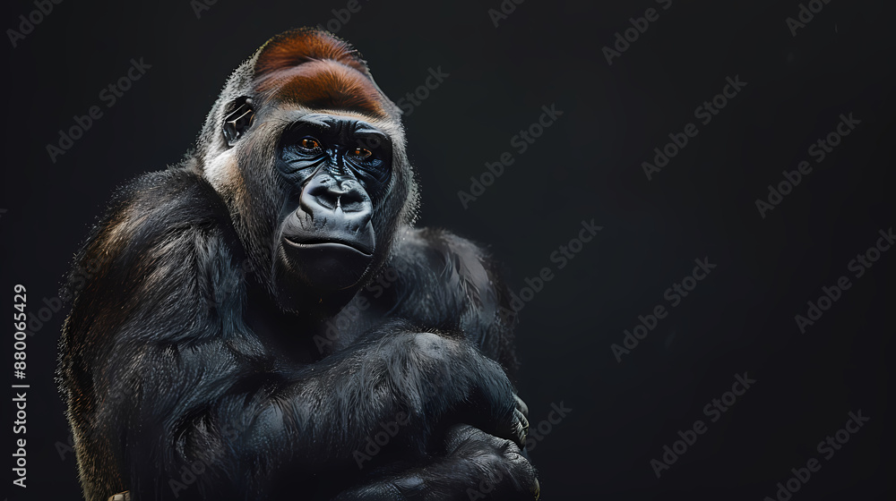 Gorilla portrait Gorilla portrait