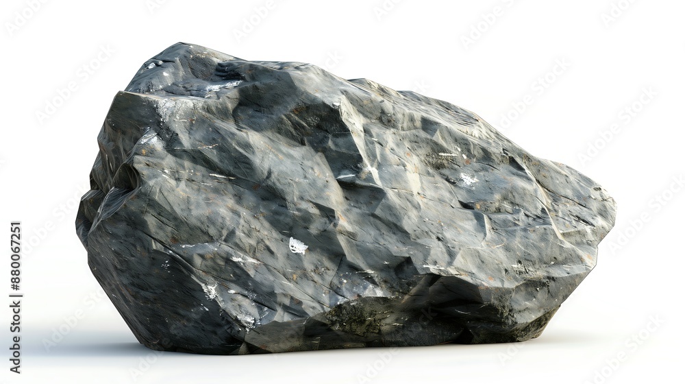 rock on white background rock on white background