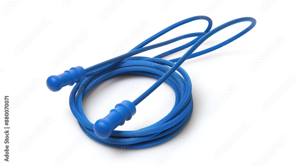 Fototapeta premium Jump rope on white background