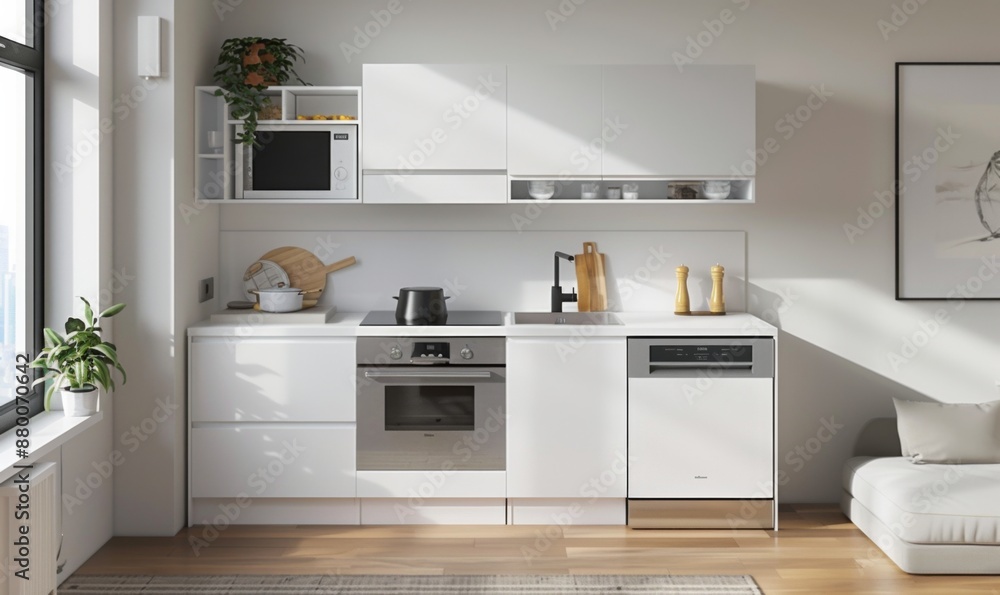 kitchens will always require a good deal of planning, but the one-wall kitchen is truly an exercise in ingenuity. This diminutive layout requires a real balance between storage capacity, functionalit kitchens will always require a good deal of planning, but the one-wall kitchen is truly an exercise in ingenuity. This diminutive layout requires a real balance between storage capacity, functionalit