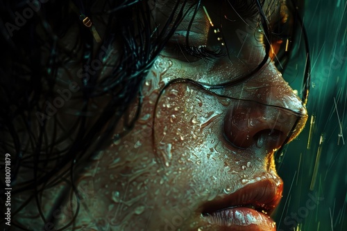 Creates a dramatic and evocative scene, highlighting the power of nature to mirror human emotions.