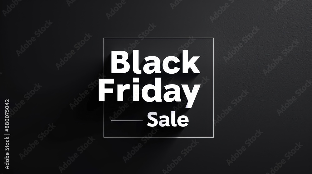 Sleek and modern Black Friday sale promotional banner with bold white text on a dark background, emphasizing discounts and deals. Sleek and modern Black Friday sale promotional banner with bold white text on a dark background, emphasizing discounts and deals.