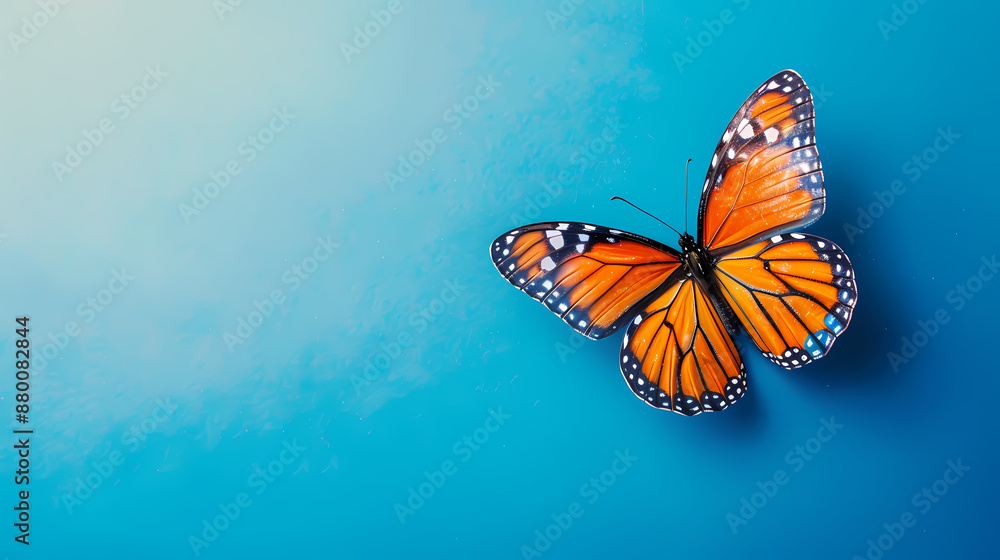 Fototapeta premium A vibrant butterfly