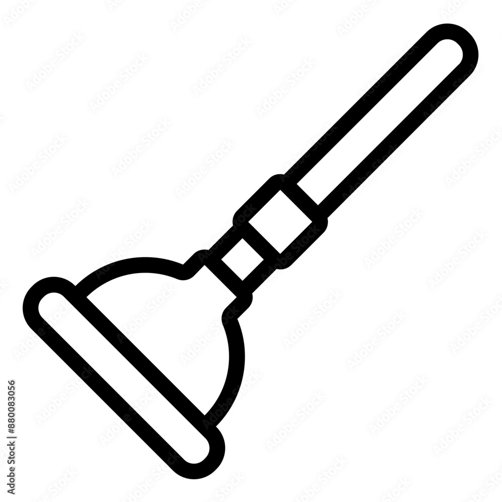 Plunger icon for plumbing and unclogging toilets Plunger icon for plumbing and unclogging toilets