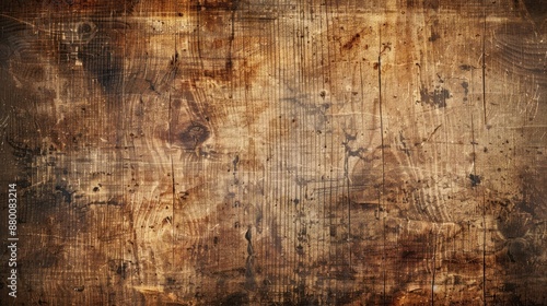 Obraz na płótnie Old worn brown grungy wooden texture background w salonie