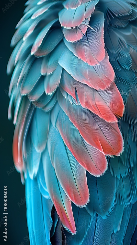 Fototapeta premium blue winged macaw