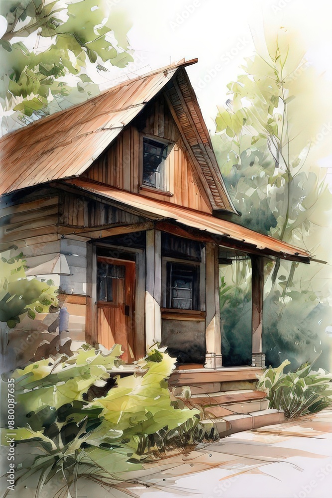 the AI Image Generator, private house the AI Image Generator, private house