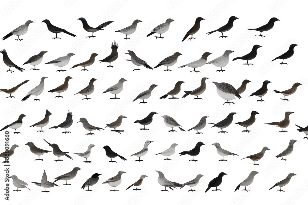 Diverse and Colorful Bird Species in Nature Diverse and Colorful Bird Species in Nature