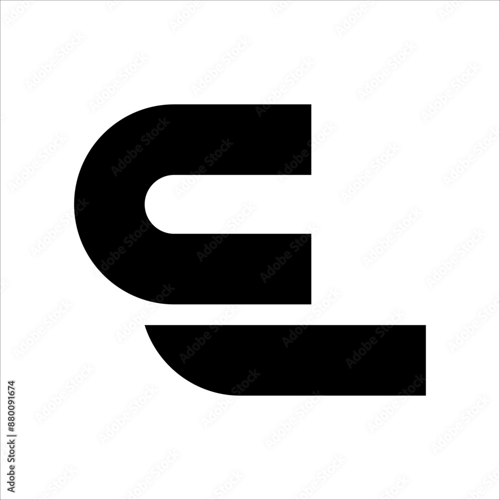 Letter E initial logo vector illustration Letter E initial logo vector illustration