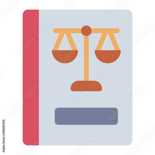 Book containing tax laws and regulations icon