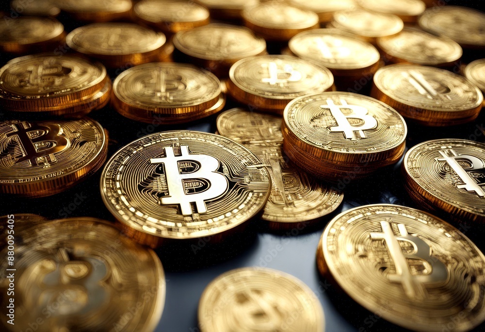 bitcoin illustration bit technology money blockchain coins crypto gold mining bitcoins background concept currency 3d btc coin block chain bitcoin illustration bit technology money blockchain coins crypto gold mining bitcoins background concept currency 3d btc coin block chain