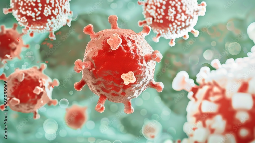 Microscopic View of Virus Microscopic View of Virus