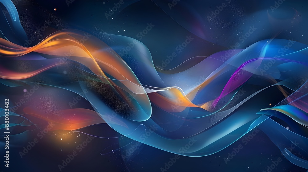 Obraz premium abstract background with waves