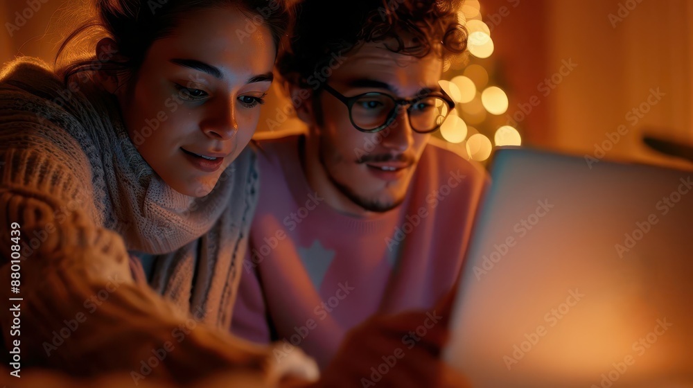 Tutor guiding a student with a laptop, focused expressions, close-up view, warm ambient light, cozy study setting Tutor guiding a student with a laptop, focused expressions, close-up view, warm ambient light, cozy study setting