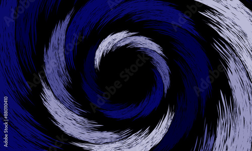 Colorful blue swirling cyclone background with space. dark background.	twirl twist brush color. soft color.