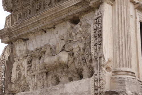 Fotografie The Arch of Titus in Rome Italy