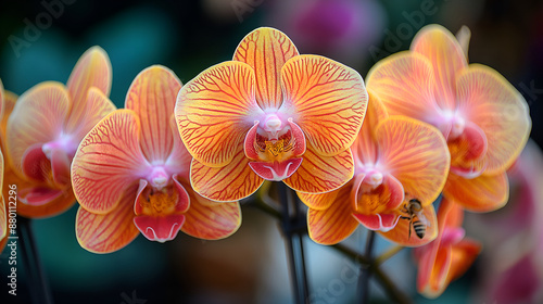 Tropical Tapestry: A Breathtaking Display of Orchids in Bloom