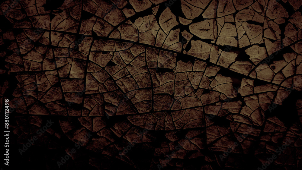 Obraz premium brown cracked background