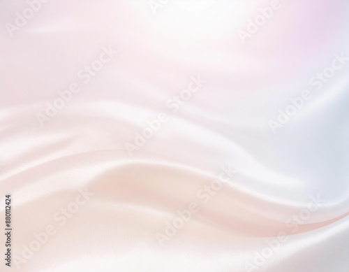 Abstract Silk Fabric Background in Pastel Pink　Generative AI　パステルピンクの抽象的なシルク生地の背景