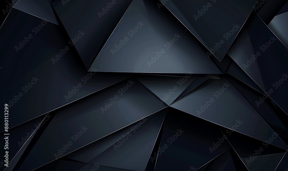 Obraz premium Abstract Geometric Black and Grey Background