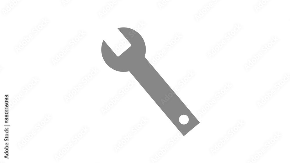 wrench isolated on white background wrench isolated on white background