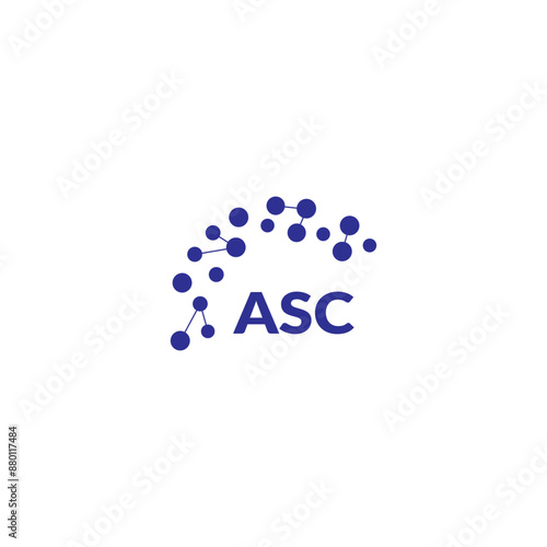 ASC letter logo design on white background. Creative  modern ASC letter logo design. Vector design.
