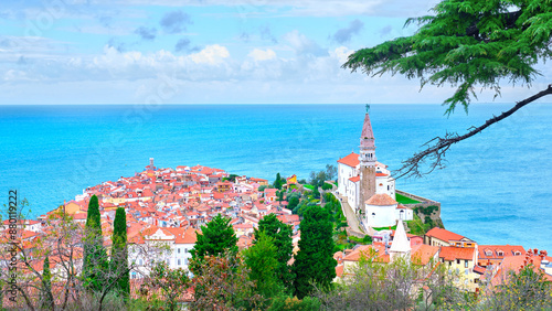 Piran from the historic city walls