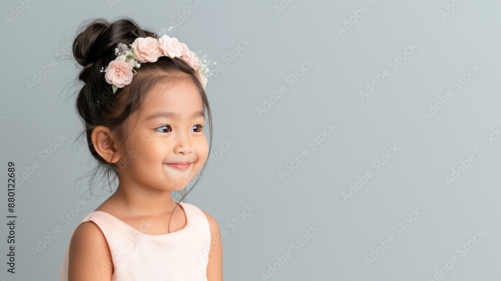 Indonesian bridesmaid girl in elegant dress for invitation marriage wedding party Indonesian bridesmaid girl in elegant dress for invitation marriage wedding party