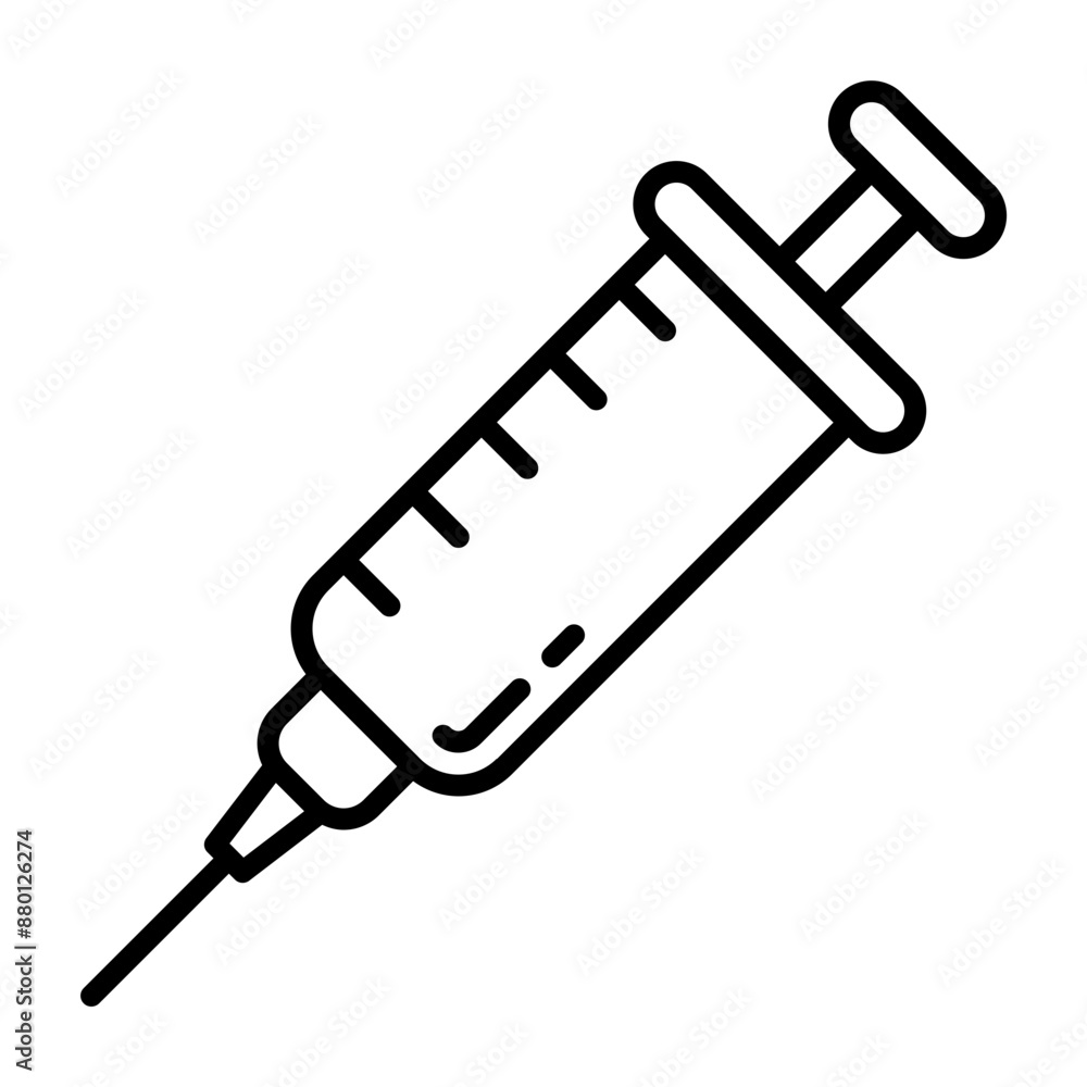 injection outline icon