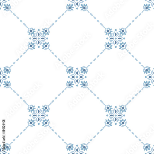 Damask repeat pattern vector file Medallion pattern tile artwork diamond traditional pattern