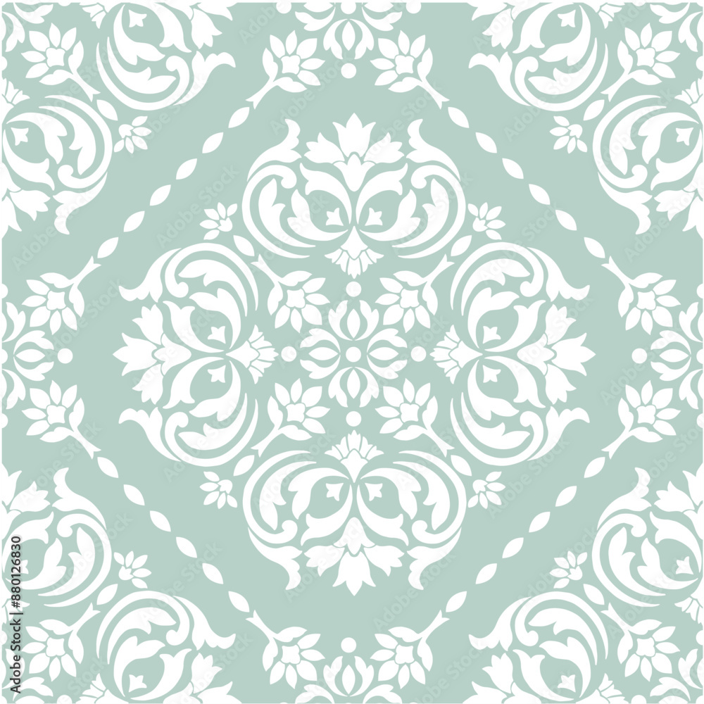 Damask repeat pattern vector file Medallion pattern tile artwork diamond traditional pattern Damask repeat pattern vector file Medallion pattern tile artwork diamond traditional pattern