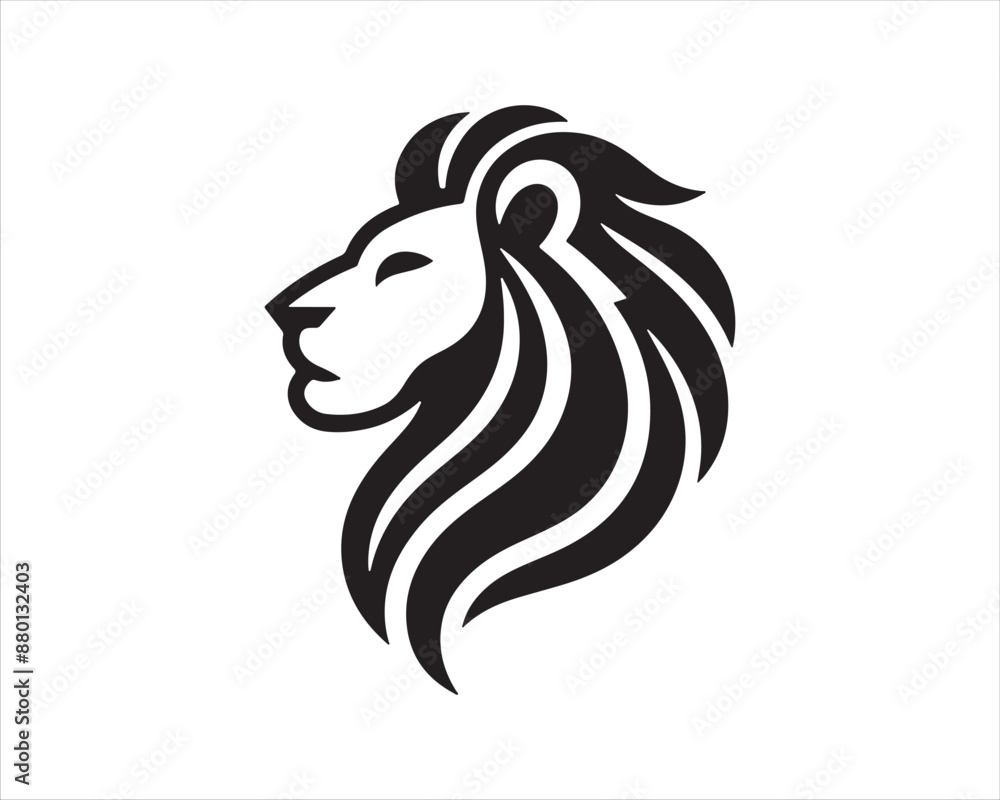 Lion logo design vector template. lion head logo design icon vector illustration Lion logo design vector template. lion head logo design icon vector illustration