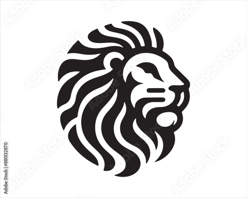 Wallpaper Mural Lion logo design vector template. lion head logo design icon vector illustration Torontodigital.ca
