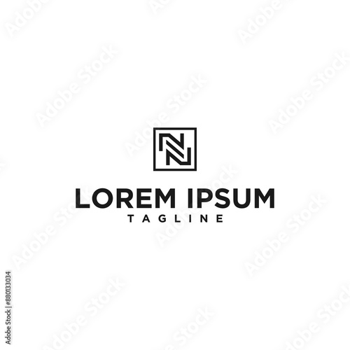 Free Download nn square logo design - GFXLoad