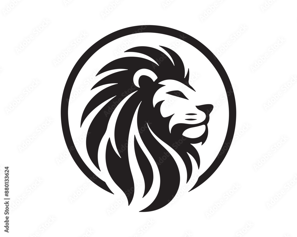 Lion logo design vector template. lion head logo design icon vector illustration Lion logo design vector template. lion head logo design icon vector illustration