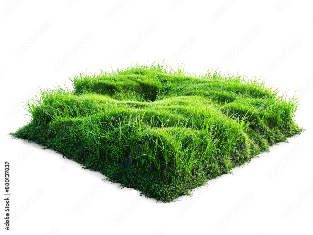 A transparent background complements a field of green grass A transparent background complements a field of green grass