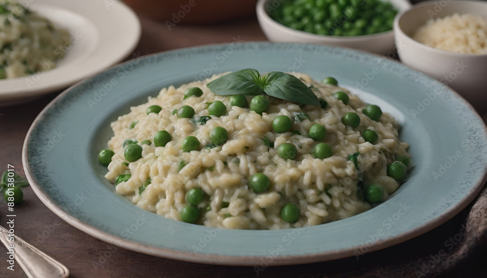 creamy spinach risotto with and peas creamy spinach risotto with and peas
