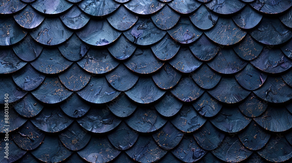 Fototapeta premium Scale pattern wallpaper