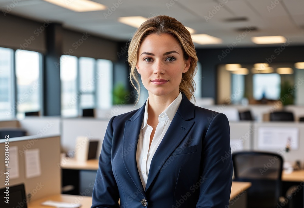 A corporate professional with obscured facial features to maintain privacy, dressed in business attire within an office space A corporate professional with obscured facial features to maintain privacy, dressed in business attire within an office space