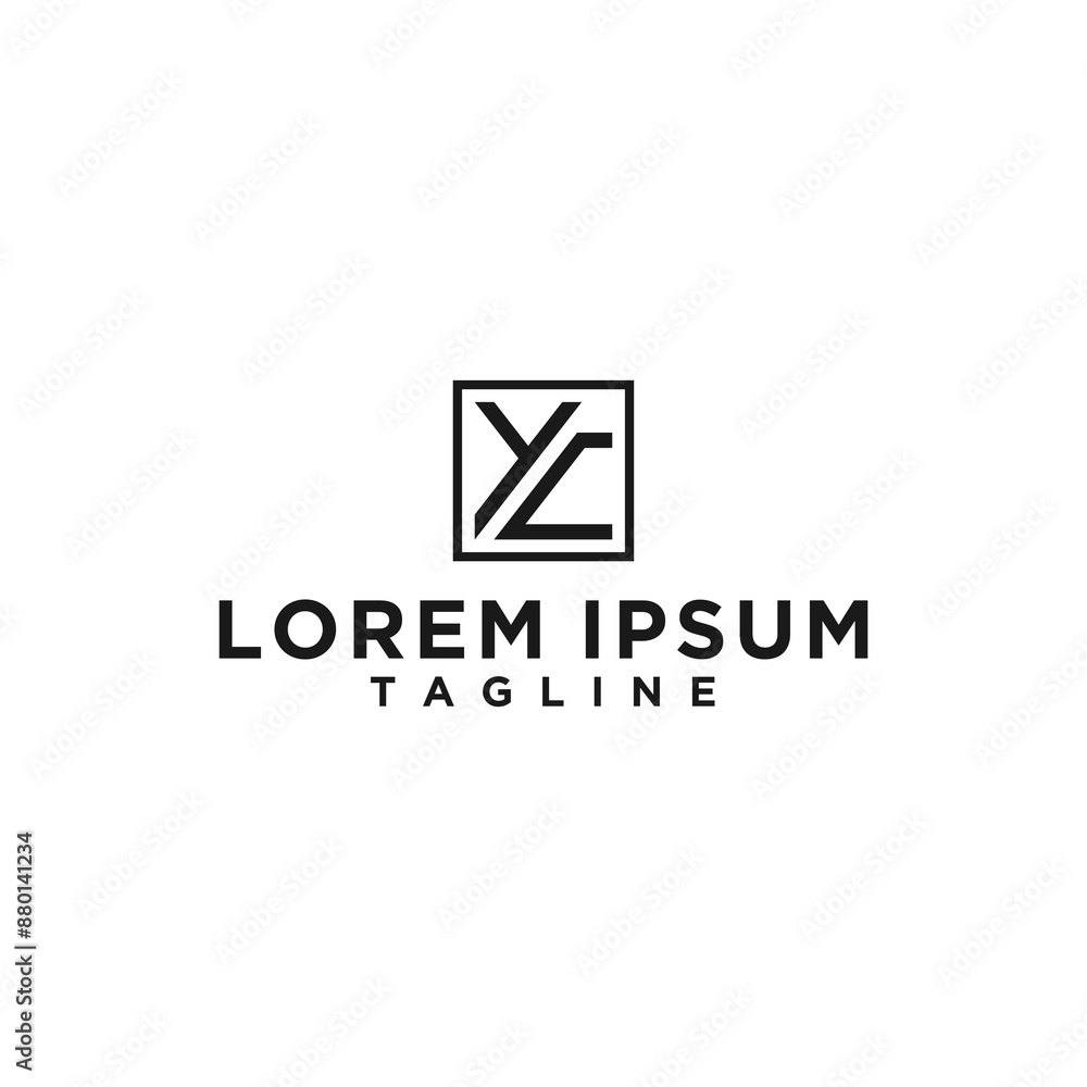 yc or cy square logo design inspiration yc or cy square logo design inspiration