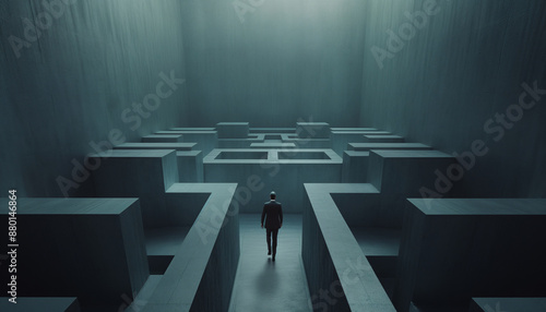 Lost in the Maze: Abstract Concept of Isolation and Decision-Making