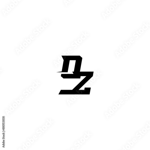 esport monogram initial boldand cool concept OZ sporty style letter