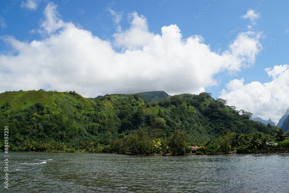 Landscape of Tautira - Tahiti Island Landscape of Tautira - Tahiti Island