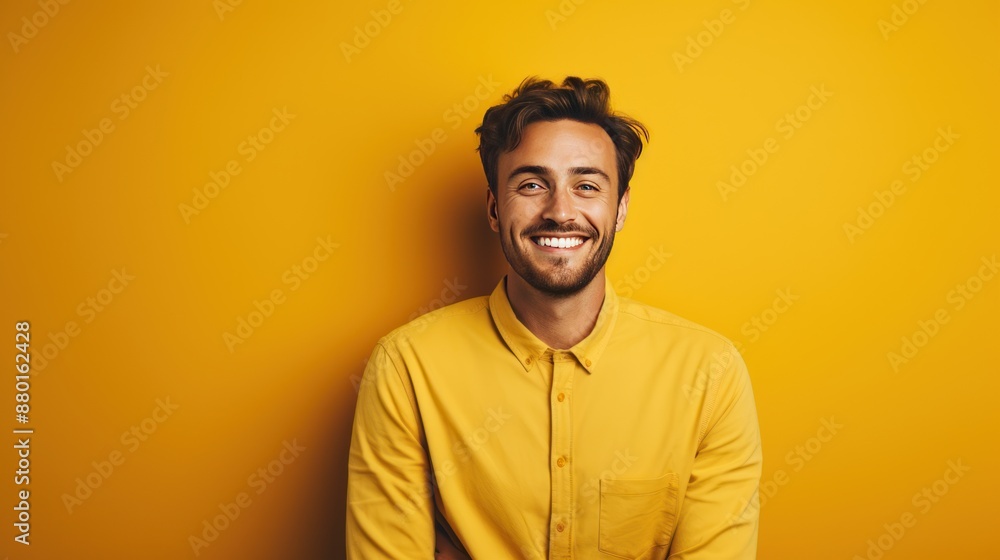 Portrait of happy man, studio environment, Portrait of happy man, studio environment,