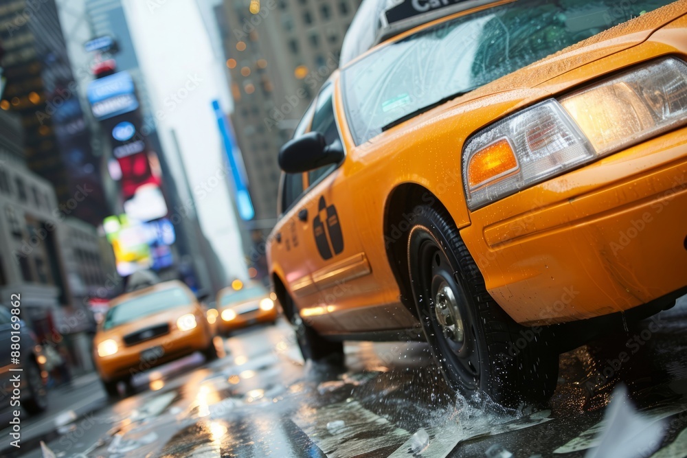 Fototapeta premium Cash taxi