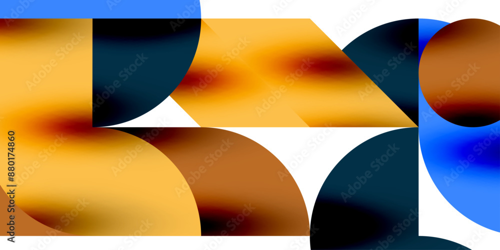 Tech minimal circular shapes geometric art. Vector modern circles Tech minimal circular shapes geometric art. Vector modern circles