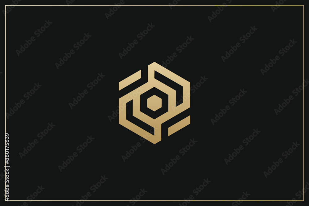 Hexagon Digital Multimedia Brand Logo Hexagon Digital Multimedia Brand Logo